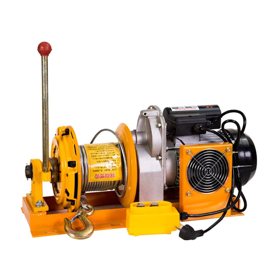 Treuil / Palan électrique à câble avec pochette – 1,5 tonne – 100 m